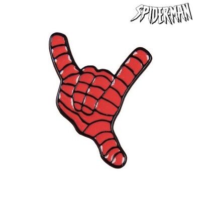 Pin Spiderman Metal Rojo