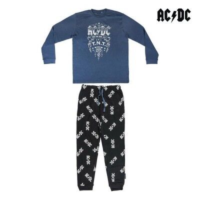 Pijama AC/DC Adulto Azul Negro